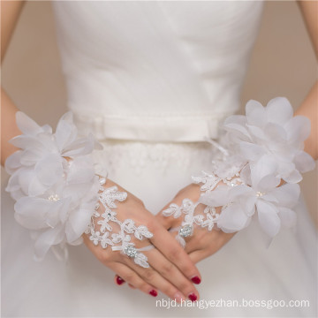 Lace appliques bridal accessories high quality lace decoration wedding lace glove